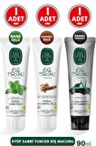 Doğal Nane Özlü+Karanfil Özlü+Bambu Karbonlu Diş Macunu 90 ml