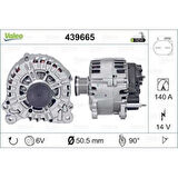 Vag Alternator 12v 140a T5 2,0tdi Golf VI 2,0tdi Passat 2,0 Fsi Tdi / Jetta III IV 2,0fsi / Tdi / Caddy - Valeo 439665