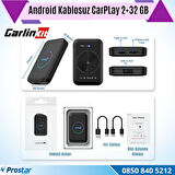 3 in 1 Carlinkit CPC200 Tbox Lite Android 2 GB 32 GB Android Auto Apple Carplay Ai kutusu 512 GB SD kart destekli