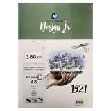 Design Ja 1921 Ekstra White İnce Dokulu 180g 40 Yp Blok A3