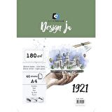 Design Ja 1921 Ekstra White İnce Dokulu 180g 40 Yp Blok A4