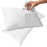 15 Adet Sıvı Su Geçirmez Terletmez %100 Pamuk Yastık Alezi Fermuarlı Akfil 63 Tel Dokuma %100 Pamuk 50x70 Cm Beyaz 