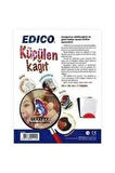 Edico 7 Times Küçülen Kağıt Siyah (2li Paket) 20x26 Cm