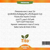 Premium Limonlu Kek Aroması 5 litre