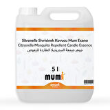 Sitronella Sivrisinek Kovucu Mum Esansı 5 litre