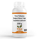 Tere Tohumu Soğuk Sıkım Yağı Lepidium sativum 250 g