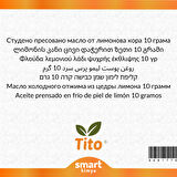 Limon Kabuğu Soğuk Sıkım Yağı Citrus limon 10 g