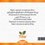 Toz Zerdeçal Aroması 20 kg