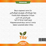Premium Karamelli Latte Aroması 5 litre