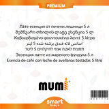 Premium Kavrulmuş Fındıklı Latte Mum Esansı 5 litre