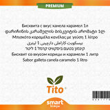Premium Tarçınlı Karamelli Bisküvi Aroması 1 litre