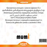 Premium Tarçınlı Karamelli Bisküvi Mum Esansı 5 litre