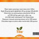 Toz Bitter Çikolatalı Mocha Latte Aroması 100 g