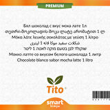 Premium Beyaz Çikolatalı Mocha Latte Aroması 1 litre