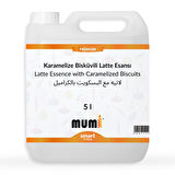 Premium Karamelize Bisküvili Latte Mum Esansı 5 litre