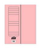 Stilo Pembe Yarım Kapak Dosya - 10 adet