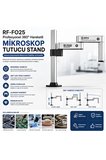 Rf-Fo25 Profesyonel 360° Hareketli Mikroskop Tutucu Stand Titreşim Engelleyici Metal Kol