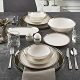 GÜRAL PORSELEN CAMELIA 54 PARÇA 12 KİŞİLİK YEMEK TAKIMI - 64191