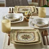 Caroline 3036 24 Parça 6 Kişilik Yemek Takımı