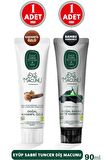 Doğal Karanfil Özlü Diş Macunu 90 ml 1 Adet+Bambu Karbonlu Diş Macunu 90 ml 1 Adet