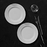GÜRAL PORSELEN Venedik 6 Parça 26 Cm Servis Tabağı