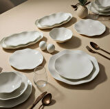 Güral Porselen Nesrin 52 Parça Sade Yemek Takımı