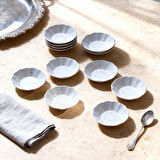 GÜRAL PORSELEN Acem 12 Parça 10 cm Çay Tabağı 1401