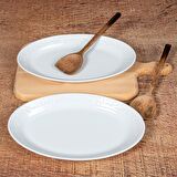 GÜRAL PORSELEN -  BAHAR DALI 2 ADET 25 cm KAYIK TABAK