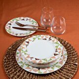 GÜRAL PORSELEN EDA 7 PARÇA BONE PASTA SETİ