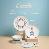 GÜRAL PORSELEN Camelia 3 Parça Mama Takımı 5468