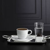 GÜRAL PORSELEN Bistro Çay Fincanı Ve Tabağı 150 cc