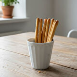 GÜRAL PORSELEN Güral 10 cm Rölyefli Çok Amaçlı Sunum Bardağı