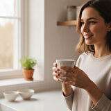 GÜRAL PORSELEN Güral 10 cm Rölyefli Çok Amaçlı Sunum Bardağı