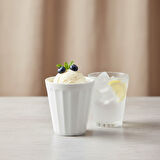 GÜRAL PORSELEN Güral 10 cm Rölyefli Çok Amaçlı Sunum Bardağı