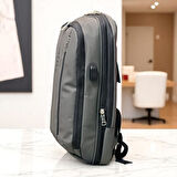 Laptop Gözlü ve Körüklü İnce Tasarım Sırt Çantası Baggaj S24133