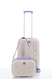 V376 PP Y.ÜRETİM VALİZ  55 CM + MAKYAJ SİYAH SET