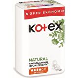 Kotex Natural Quadro Normal Ped 20'li