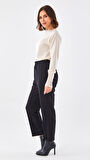BELİ LASTİKLİ İNCE DUBLE PAÇA PANTOLON-SZ-5514 | 38