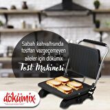 Dökümix Organik Pik Demir Döküm Tost Makinası Temizleme Fırça Hediyeli