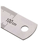 Kraf 500G 100 cm Inch Ölçülü Çelik Cetvel