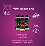 Polisan X1 Art Vernikli Hobi/Sanat Boyası 0020 Karmen Kırmızı