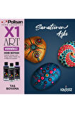 Polisan X1art Vernikli Hobi Boyası 120ml - 0056 Sütlü Kahve