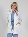 Prof Medikal Önlüğü Yüksek Kalite Jasmine Beyaz önlük Doctor Hemşire Öğretmen