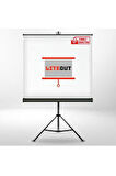 LiteOut 200x200cm Tripod Projeksiyon Perdesi