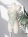 Çiçek Detaylı Bodysuit