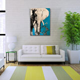Yalnız Fil Kanvas Tablo 50 x 70