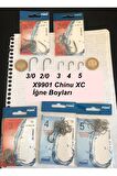 Chinu 3/0 Numara 10'lu Paket M-x 9901 Sb Çapraz Olta Iğnesi
