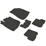 Dacia Sandero 2 Ferrous 4D Havuzlu Kauçuk Paspas 2012 2020 Siyah