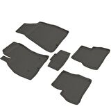 Fiat Doblo Ferrous 4D Havuzlu Kauçuk Paspas 2010 ve Üstü Siyah