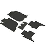 Mitsubishi L200 Ferrous 4D Havuzlu Kauçuk Paspas 2012 2015 Siyah